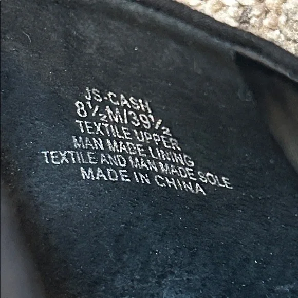 Jessica Simpson Black Suede Cash Solid Slip On Wedge Heels size 8.5 - Picture 13 of 16